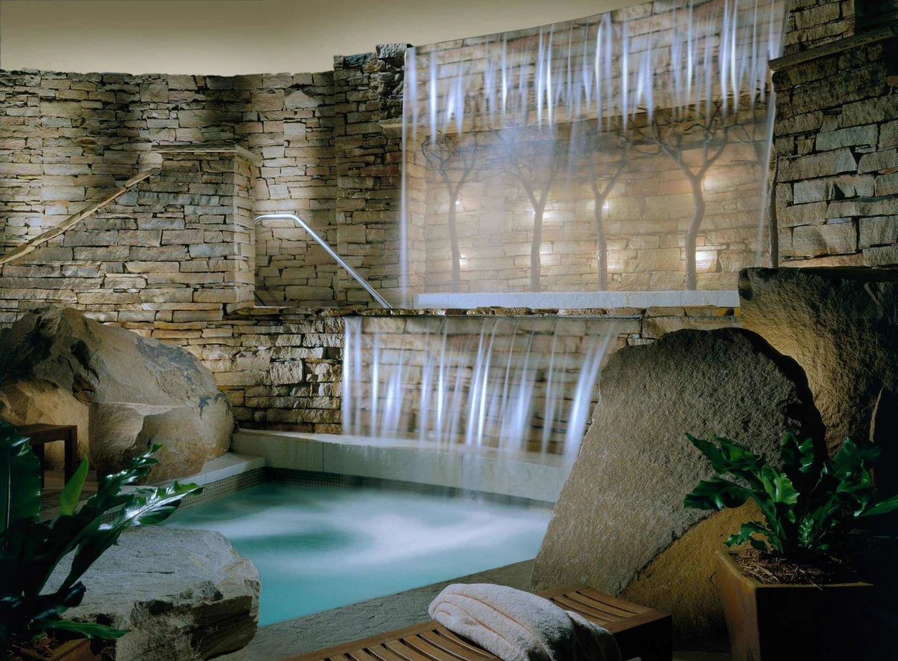 The Lodge at Woodloch hydro massage pool